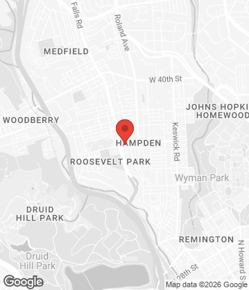 Map of Corkscrew - 1117 W 36th St, Baltimore, MD, 21211, US